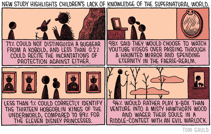 Sarcasm is Dead: Thoughts on Tom Gauld’s Recent Strip Comics